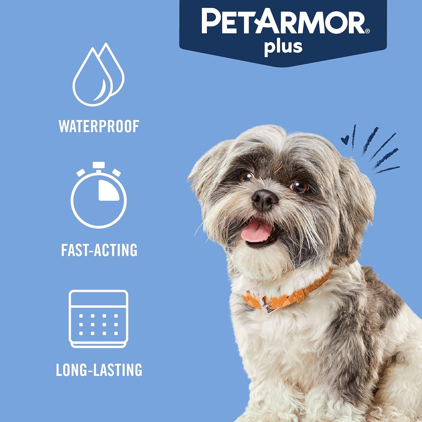 PetArmor Plus Flea and Tick Prevention for Dogs, 3 Doses, Small Dogs (5-22 lbs)