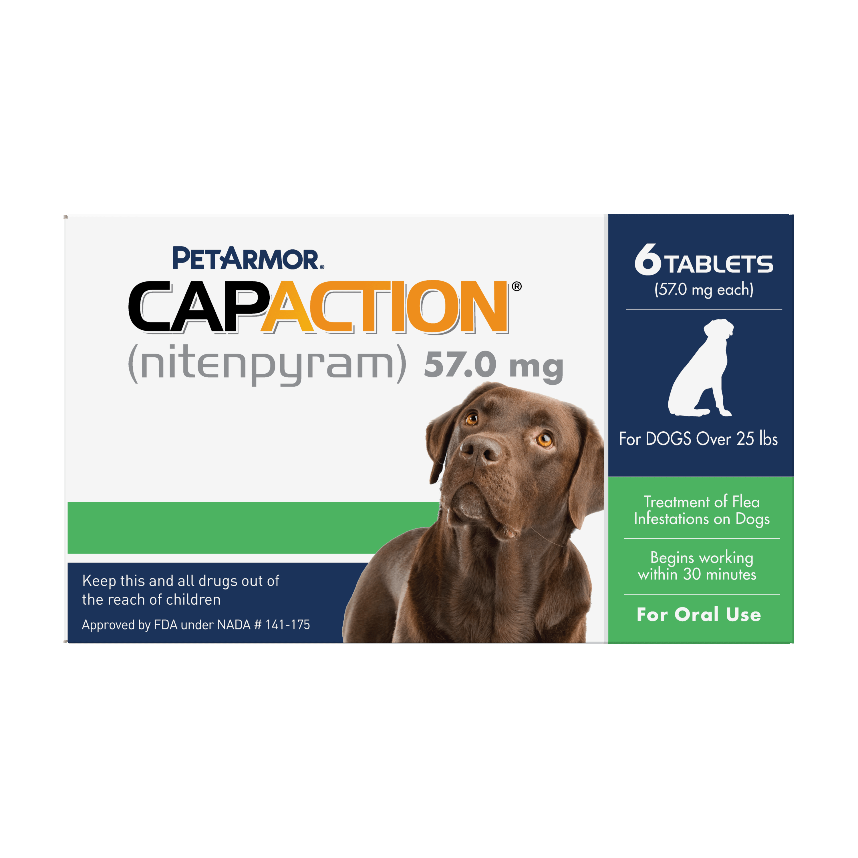 PetArmor CAPACTION Oral Flea Treatment for Dogs