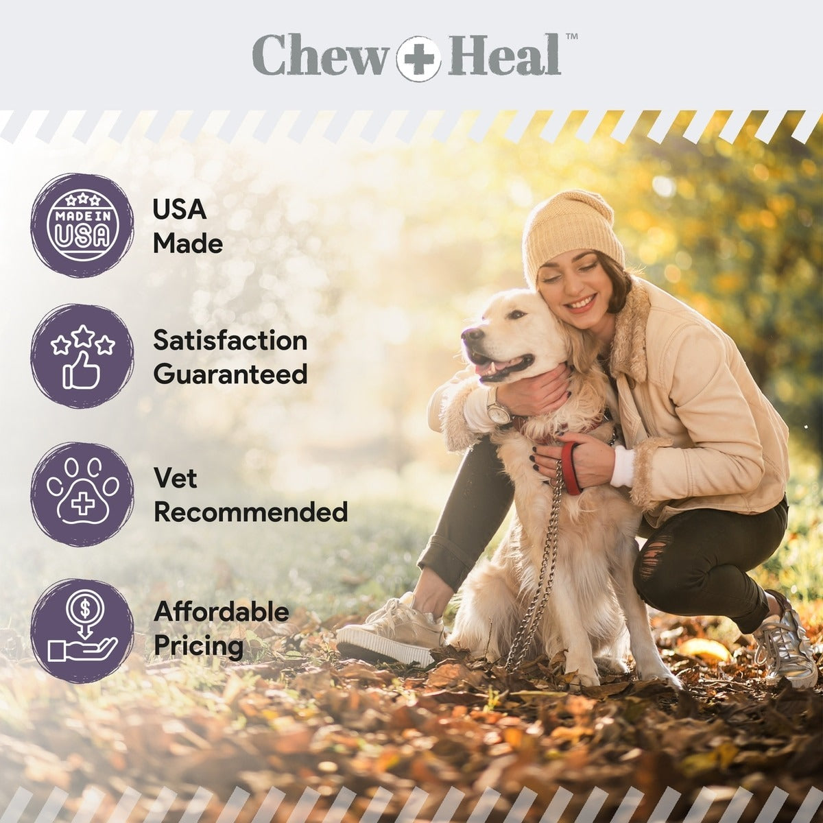 Mobility + Vitality Hip & Joint & Mood Support Chewable Tablets Supplement for Dogs