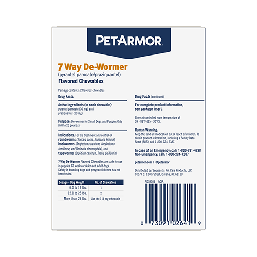 PetArmor 7 Way Dewormer for Dogs