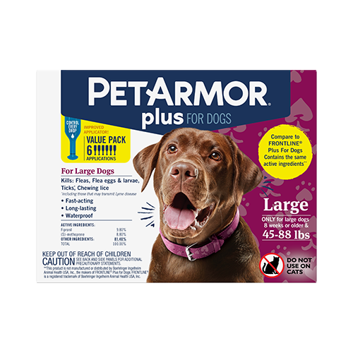 PetArmor Plus Flea & Tick Topical for Dogs