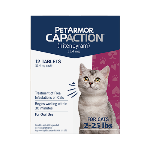 PetArmor CAPACTION Oral Flea Treatment for Cats