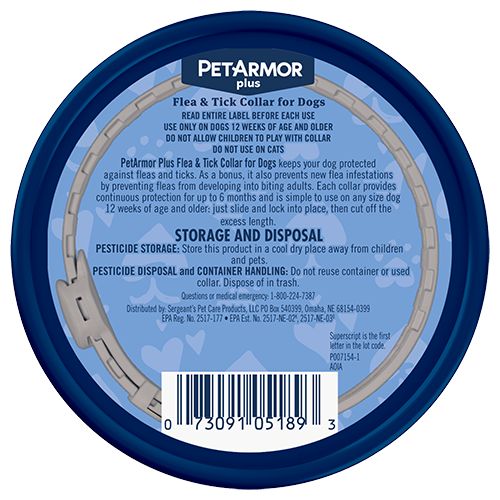 PetArmor Plus Flea & Tick Collar for Dogs