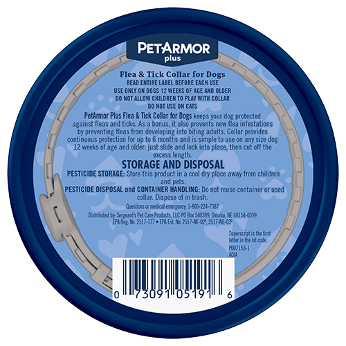 PetArmor Plus Flea & Tick Collar for Dogs