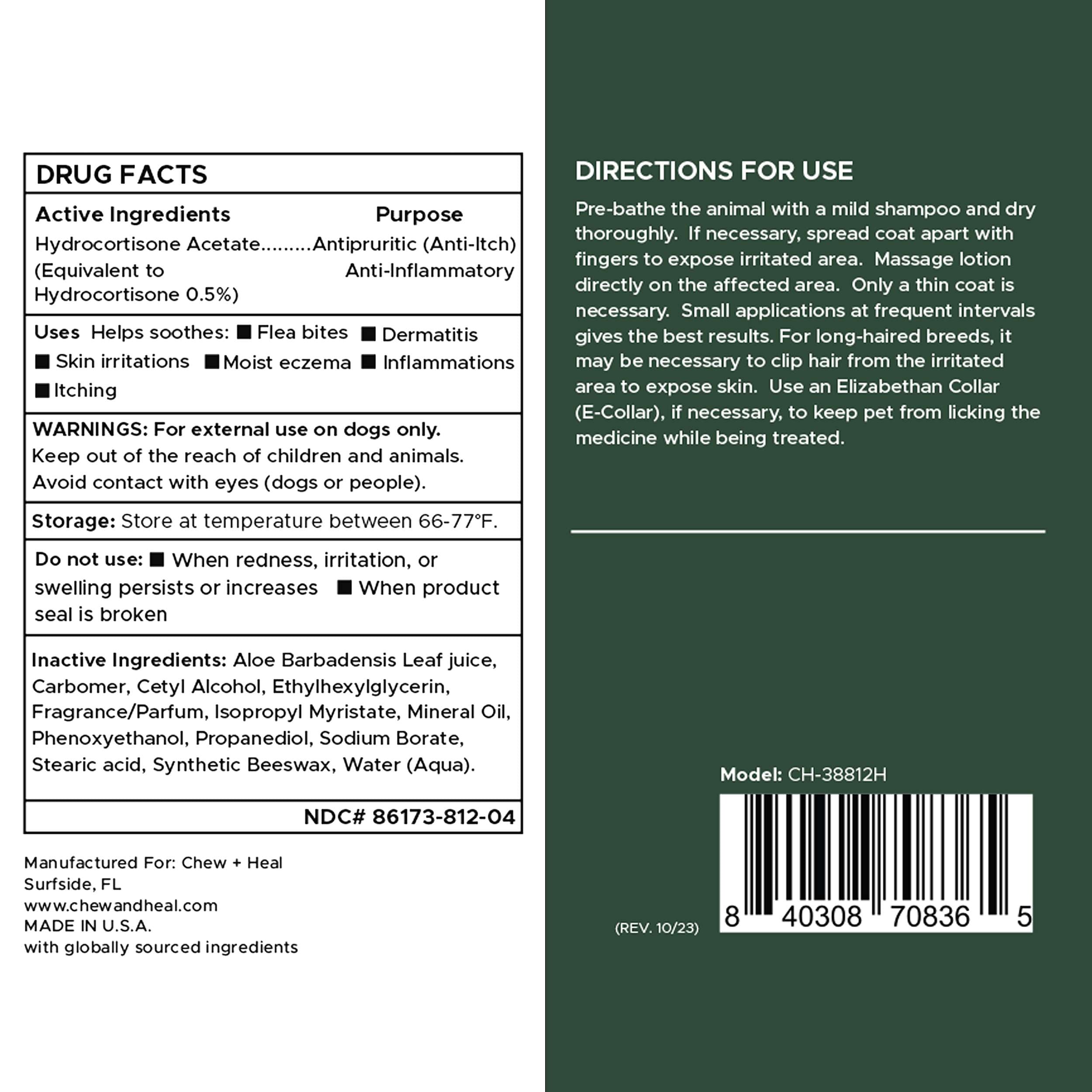 Hydrocortisone Lotion for Dogs