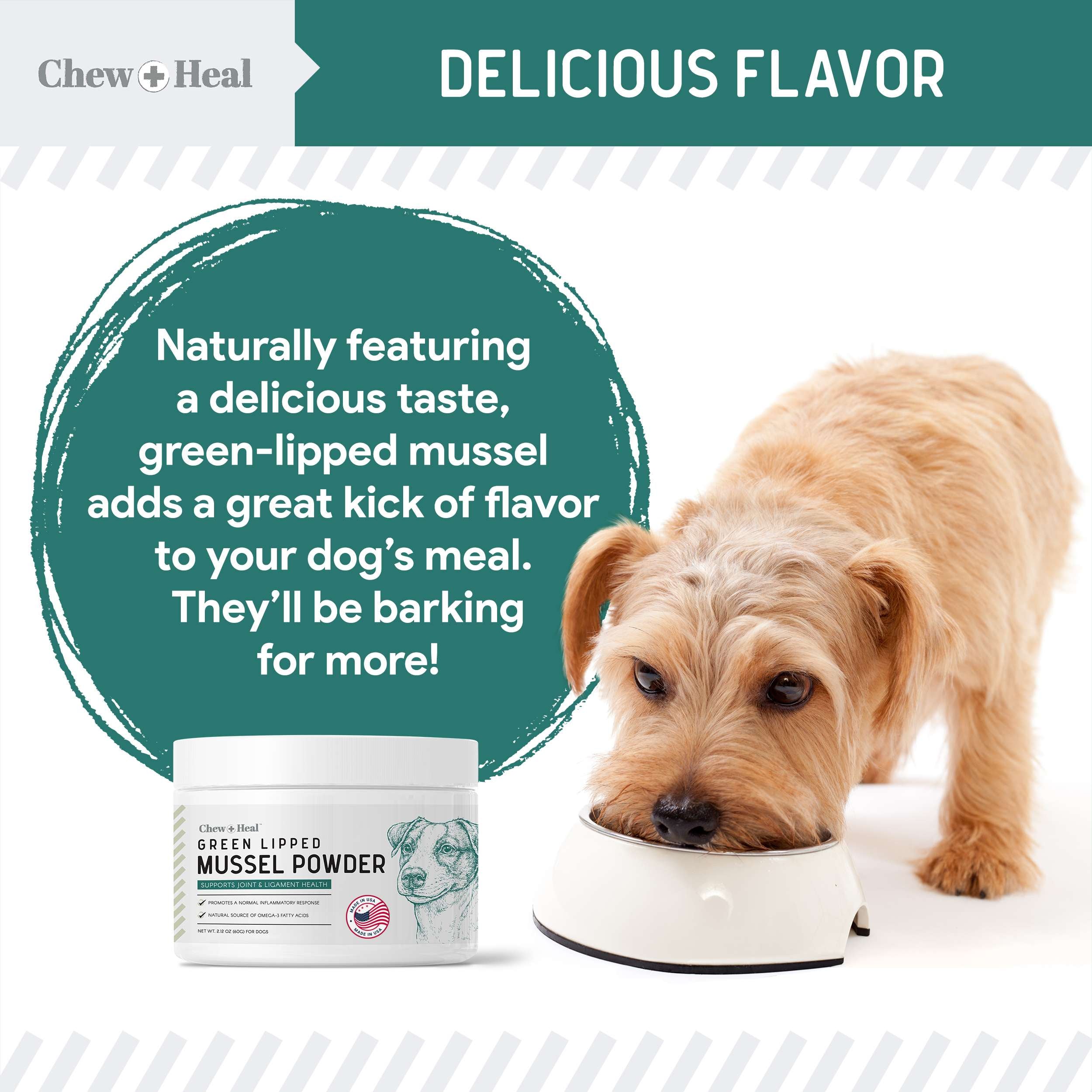 Green Lipped Mussel Powder Joint & Ligament Health Supplement for Dogs & Cats