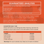 Organic Pumpkin Digestive Defense Superfood Blend Powder Digestive Aid Supplement for Dogs