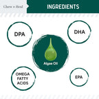 Vegan Single Ingredient EPA & DHA Omega-3 Algae Oil Skin & Coat Supplement for Dogs