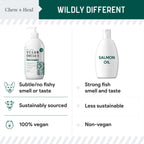 Vegan Single Ingredient EPA & DHA Omega-3 Algae Oil Skin & Coat Supplement for Dogs