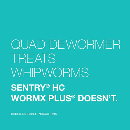 Elanco Chewable Quad Dewormer for Small Dogs, 2-25 lbs, 4 Chewable Tablets, White