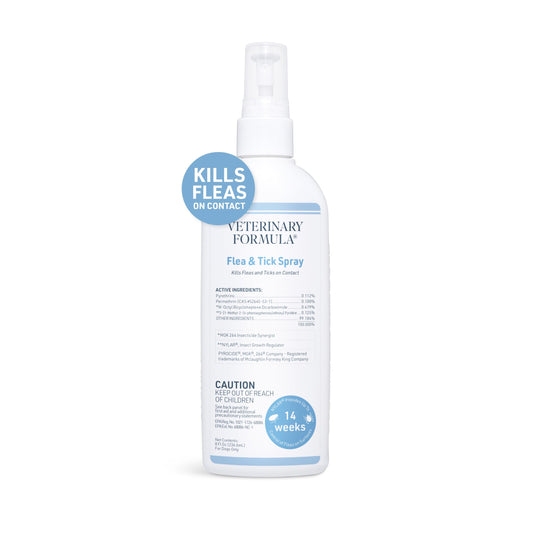 Veterinary Formula Flea and Tick Spray for Dogs, 8 oz