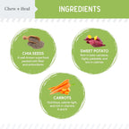 Limited Ingredient Low Calorie Fruit & Veggie Superfoods Soft Jerky Dog Treats