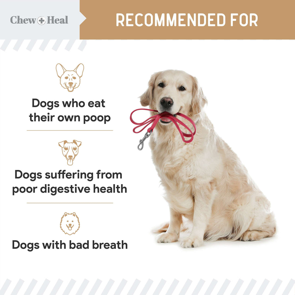 Stop The Poo Peanut Butter Flavored Soft Chew Coprophagia & Digestive Dog Supplement