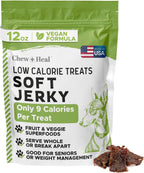 Limited Ingredient Low Calorie Fruit & Veggie Superfoods Soft Jerky Dog Treats