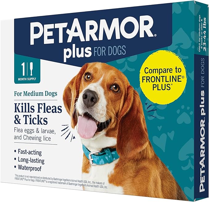 PetArmor Plus Flea & Tick Topical for Dogs
