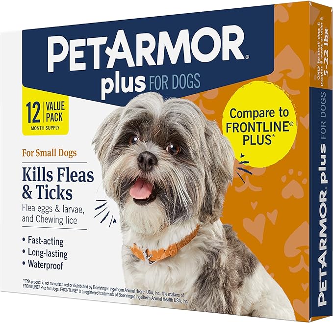 PetArmor Plus Flea & Tick Topical for Dogs