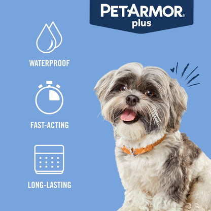 PetArmor Plus Flea and Tick Prevention for Dogs, 3 Doses, Small Dogs (5-22 lbs)