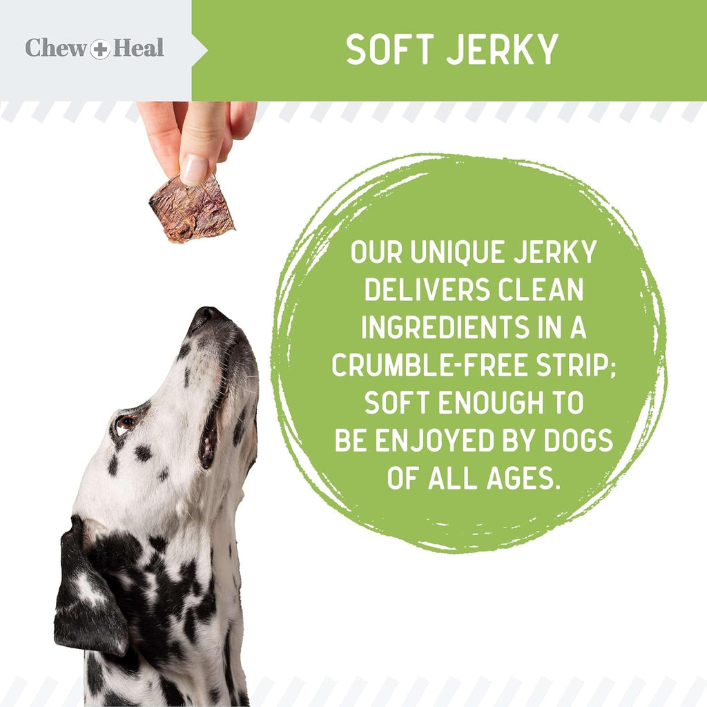 Limited Ingredient Low Calorie Fruit & Veggie Superfoods Soft Jerky Dog Treats