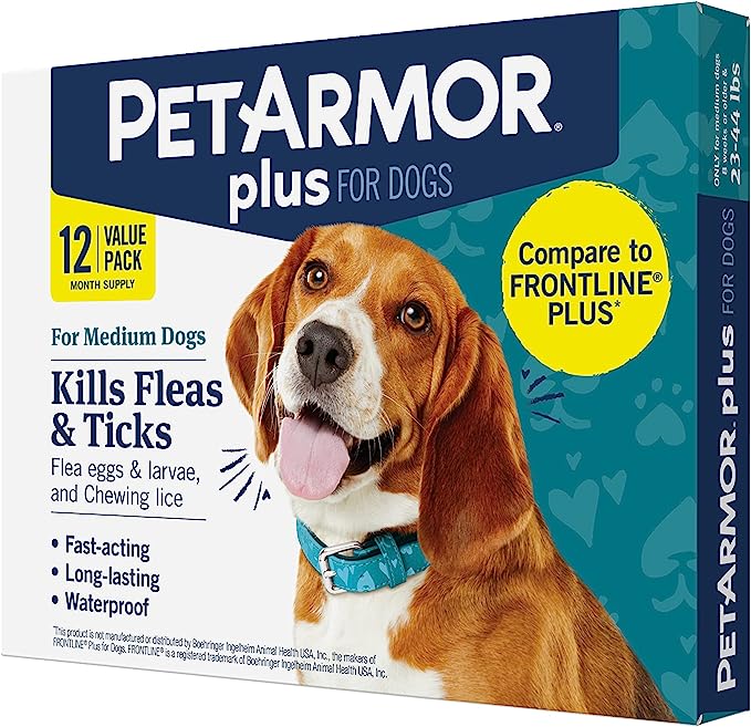PetArmor Plus Flea & Tick Topical for Dogs