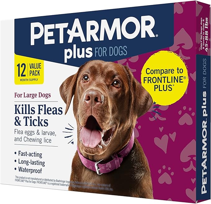 PetArmor Plus Flea & Tick Topical for Dogs