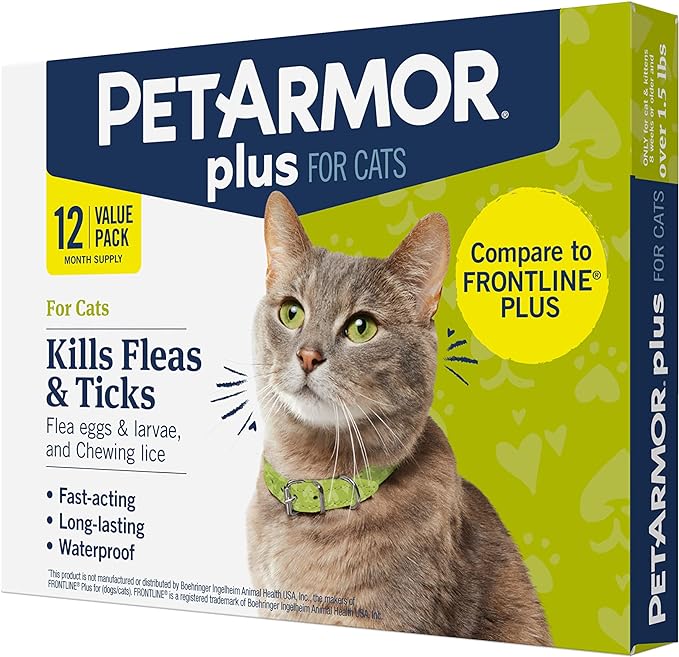 PetArmor Plus Flea & Tick Topical for Cats