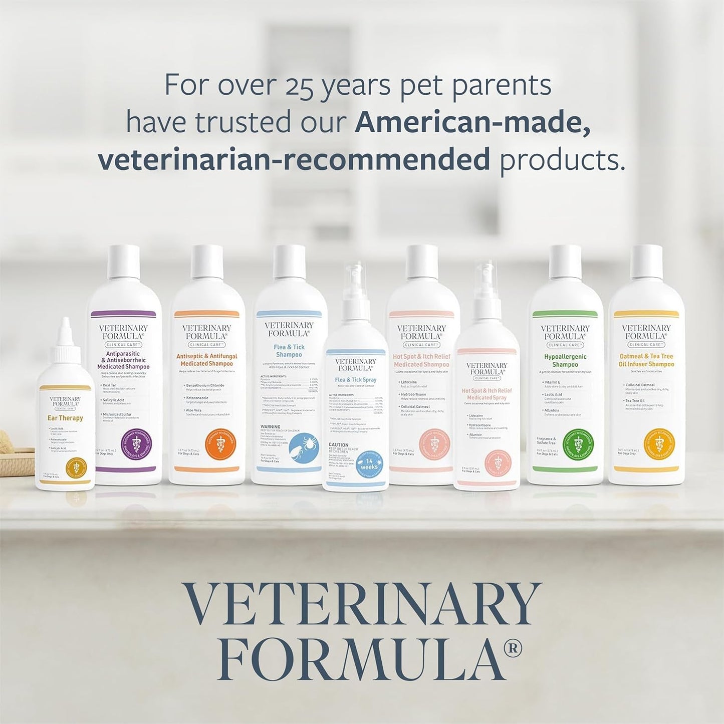 Veterinary Formula Flea and Tick Spray for Dogs, 8 oz