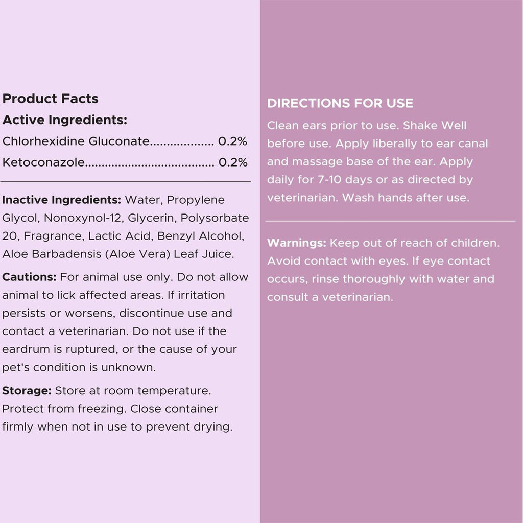 Advanced Antiseptic Otic Chlorhexidine Ear Flush for Dogs