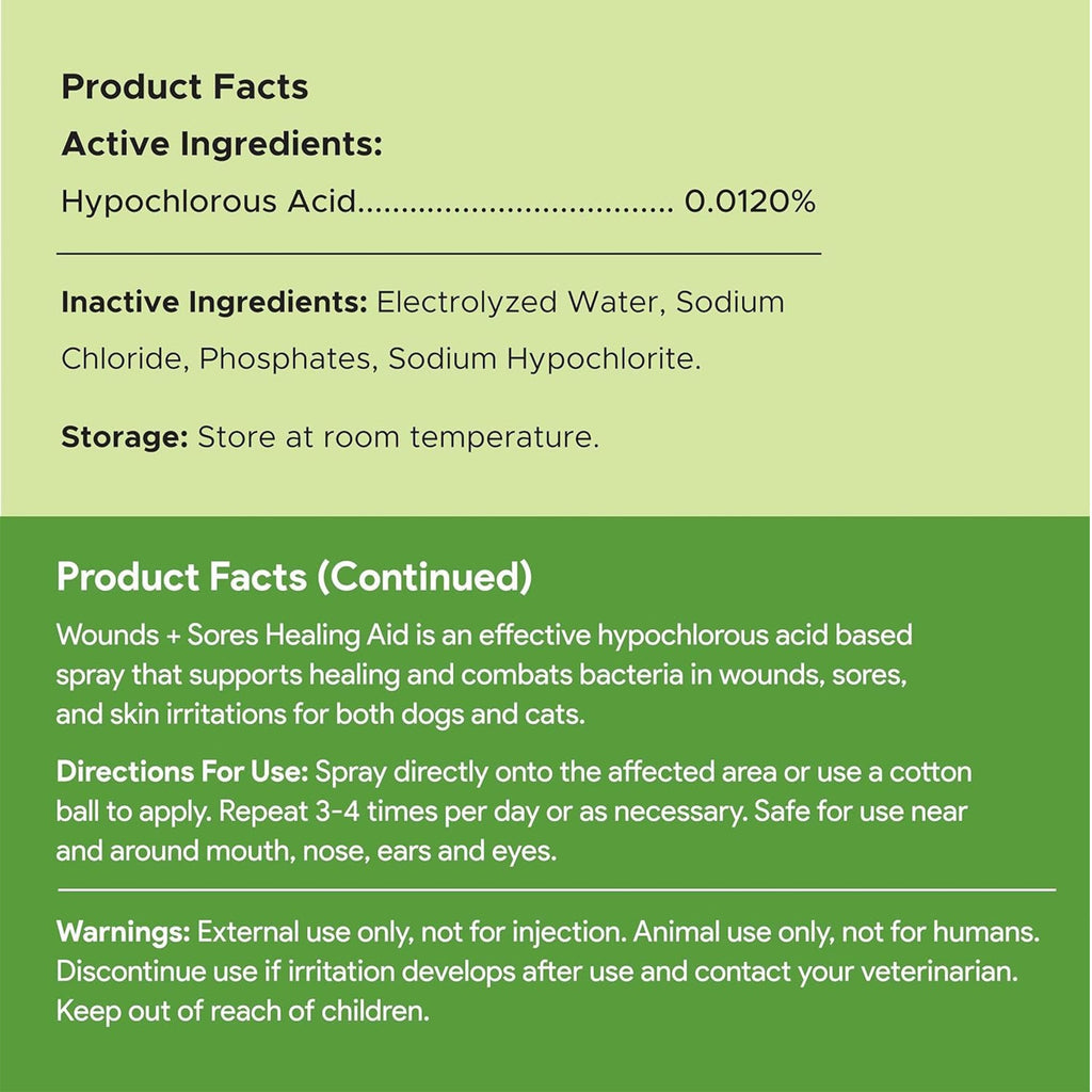 HOCI Healing Aid Spray for Dogs & Cats