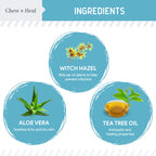 Fresh Scent, Soothing Aloe, Witch Hazel & Tea Tree Oil Dog Ear Cleaner