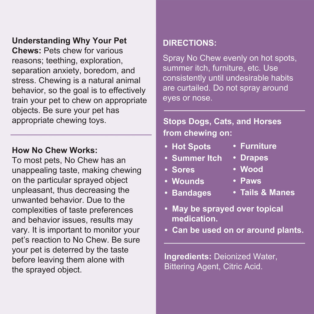 No Chew Dog & Cat Spray