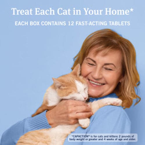 PetArmor CAPACTION Oral Flea Treatment for Cats