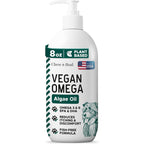 Vegan Single Ingredient EPA & DHA Omega-3 Algae Oil Skin & Coat Supplement for Dogs