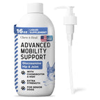 High-Potency Advanced Mobility Support Bacon Flavored Liquid Supplement for Senior Dogs