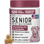 Senior 12-In-1 Advanced Multivitamin Soft Chews Supplement for Senior Dogs