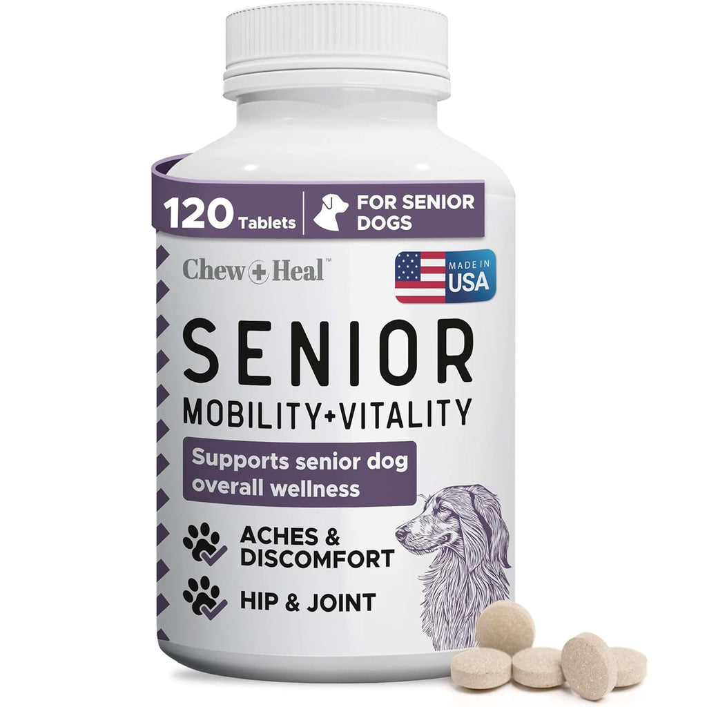 Mobility + Vitality Hip & Joint & Mood Support Chewable Tablets Supplement for Dogs