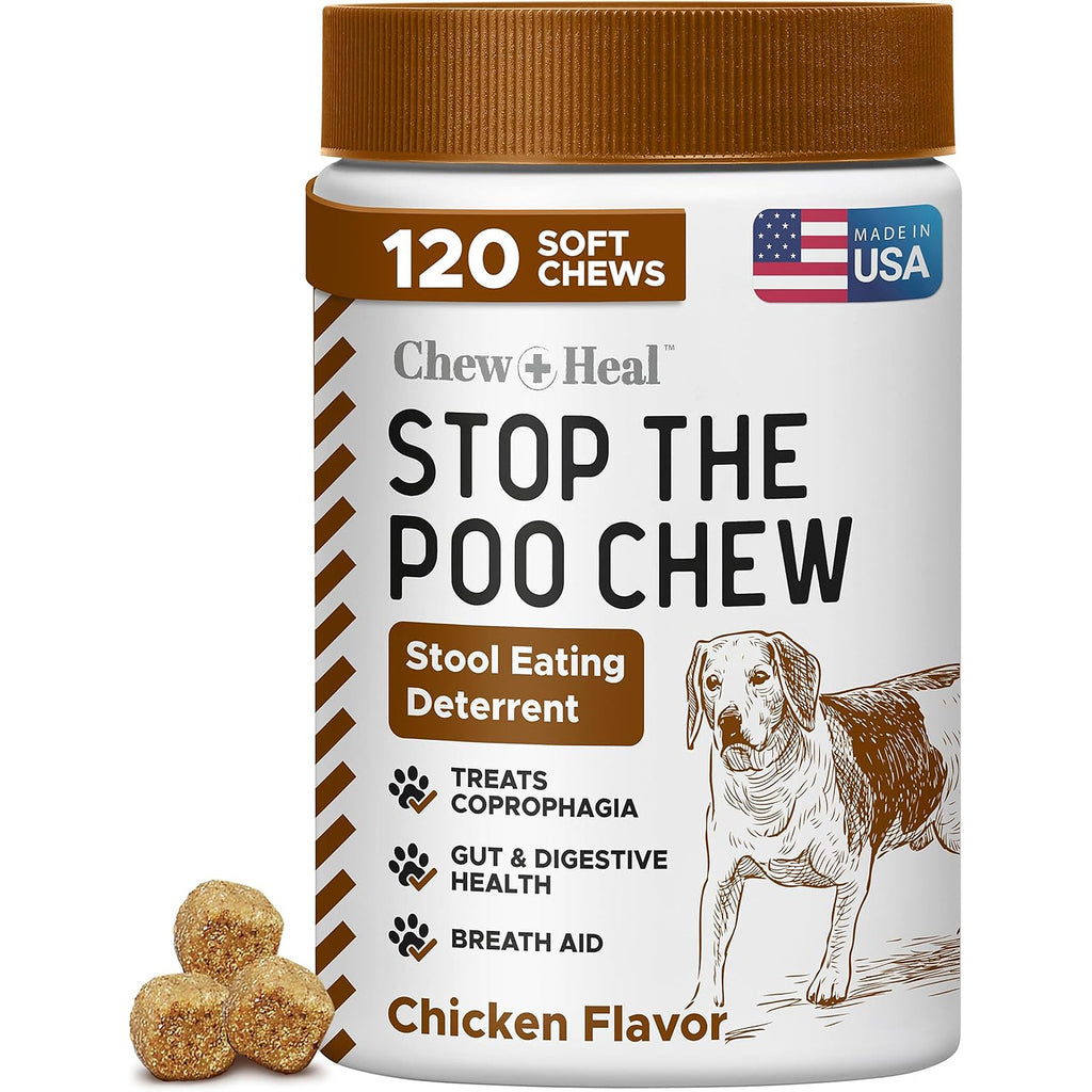 Stop The Poo Soft Chew Coprophagia & Digestive Supplement for Dogs