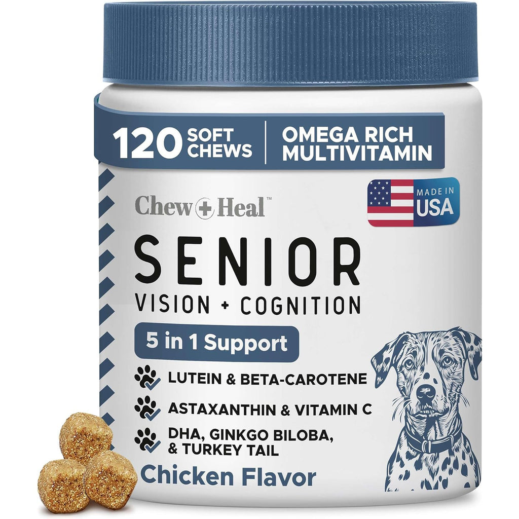 Senior Vision + Cognition Soft Chews Supplement for Senior Dogs